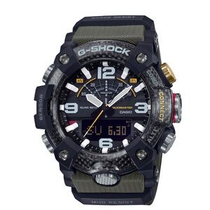 Analog-Digital Mudmaster Green & Black Resin Strap